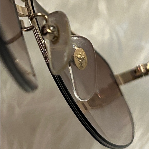 Burberrys  Aviator 2007 rimless tortoise shell sunglasses EUC Unisex - Picture 14 of 17